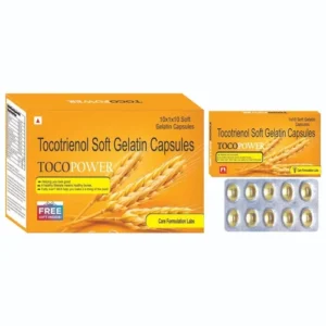 Tocotrienol soft gelatin capsules
