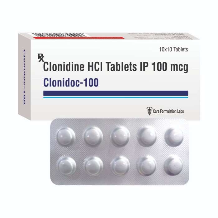 clonidoc 100 tablet