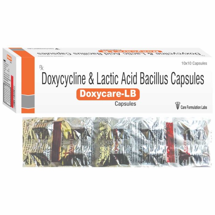 doxycare lb 10x10 capsules