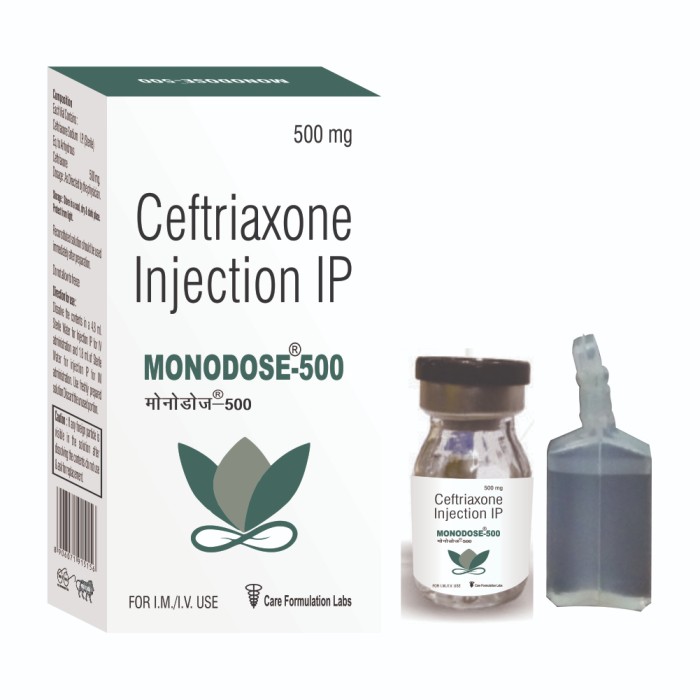 monodose 500 injection