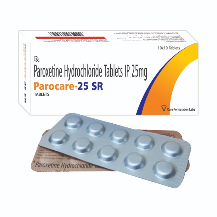 parocare 25 sr tablet